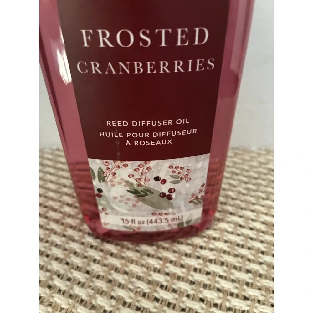 Original Pier 1 Imports Frosted Cranberries Reed Diffuser Oil Refill 15 oz